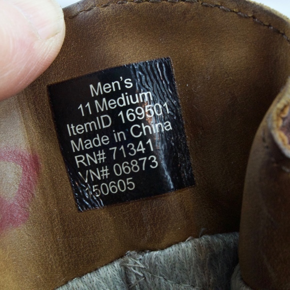 LL Bean Waterproof Kangaroo Brown Leather Boots 11 - Picture 7 of 8